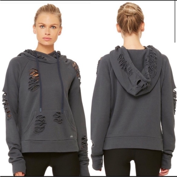 Alo Distressed Hoodie - Picture 7 of 7